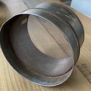 ANTIQUE METAL SIFTER